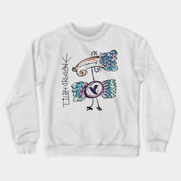 tiger chicken Crewneck Sweatshirt by Tigredragone